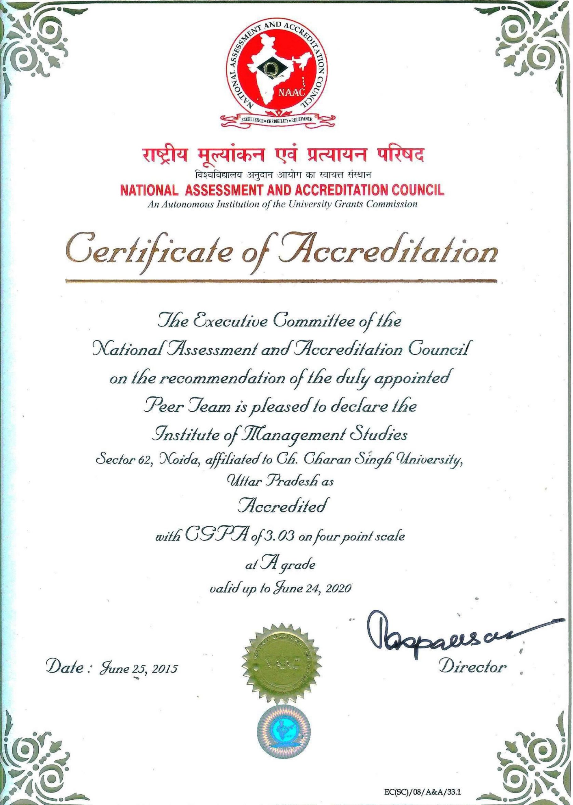 NAAC-Certificate